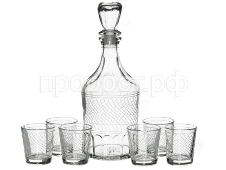 Набор д/вина Онда 7 пр. (графин+6 стаканов) /1230-Г /4шт/ДК