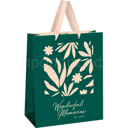 Пакет подарочный 33*42*12см "Wonderful" матовая ламинация MESHU/Рельеф Пакет подарочный 33*42*12см "Wonderful" матовая ламинация MESHU/Рельеф