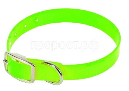 Ошейник биотан 25мм зеленый 39-51,5см/00225511-05