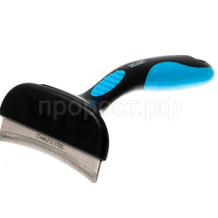 Дешеддер DeLIGHT большой 76 зубьев с изгибом 62276L/12/Пет Лайн Дешеддер DeLIGHT большой 76 зубьев с изгибом 62276L/12/Пет Лайн