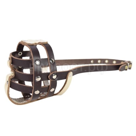 Намордник для собак кожа  №1 28-6см