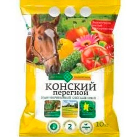 Конский перегной 10кг гранулы 1шт Долина плодородия