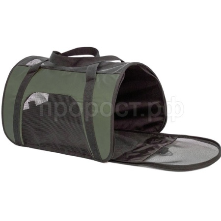 Сумка переноска ZooM №0 SUMMER жесткая 40*24*24см (нейлон,пластик) зеленая/90042/Дарэленд