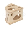 Игрушка для грызунов Домик ЕСО Сыр большой деревянный 13*13*h8см/86841